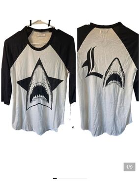 Lauren Moshi Star Shark raglan tee